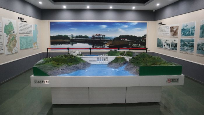 三峽試驗(yàn)壩博物館內(nèi)部 宋天浩攝